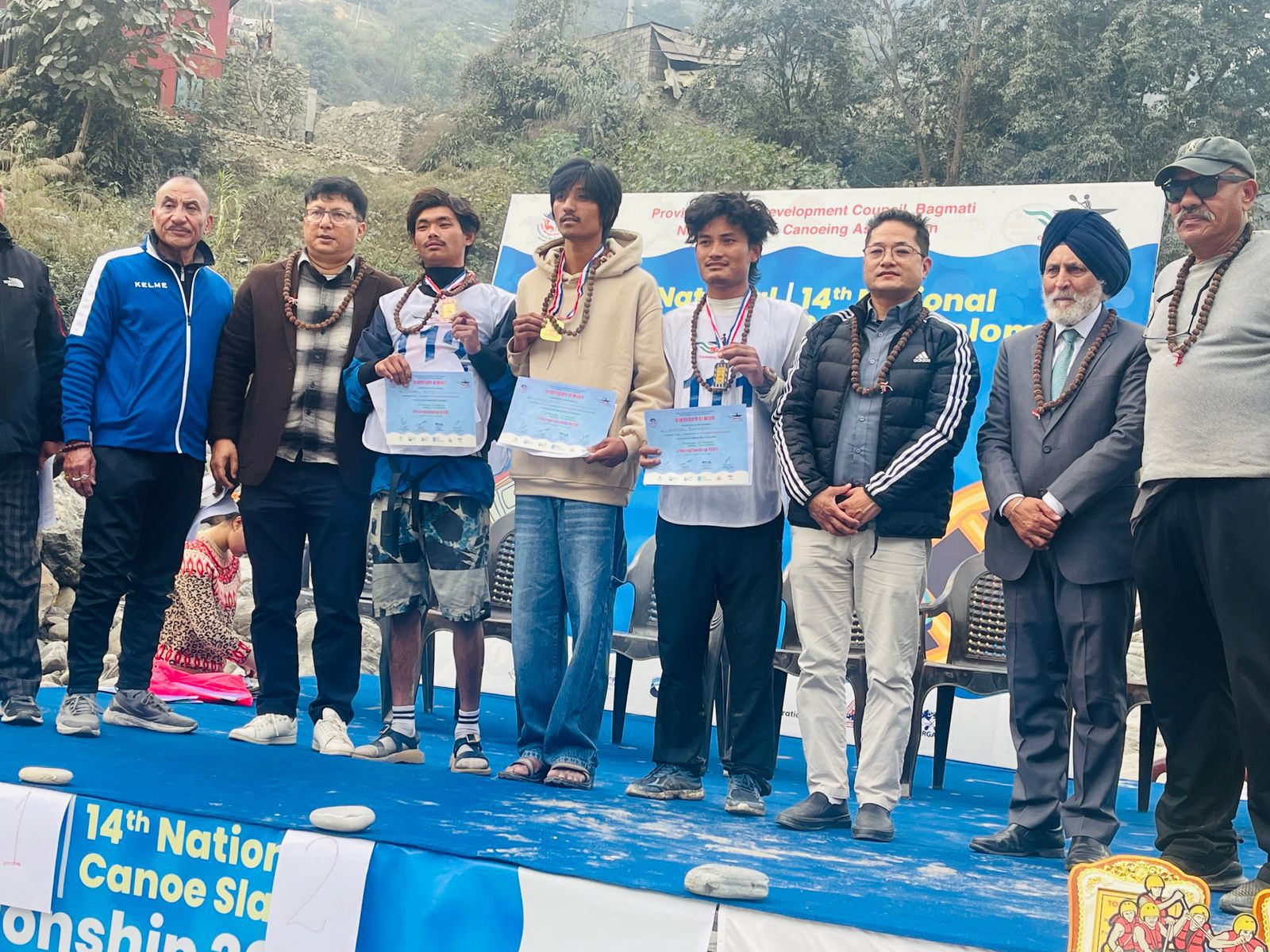 Closing ceremony of 9th National Rafting and 14th National Canoeing Championships